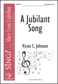 A Jubilant Song Three-Part Mixed choral sheet music cover Thumbnail